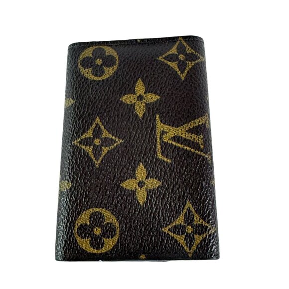 LOUIS VUITTON Brown Canvas Monogram Key Holder 6 Rings Made in France - Picture 12 of 14